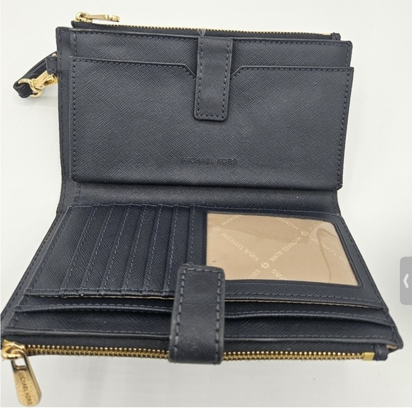 Michael Kors Jet Set Travel Lg Double Zip Wristlet - Picture 4 of 4